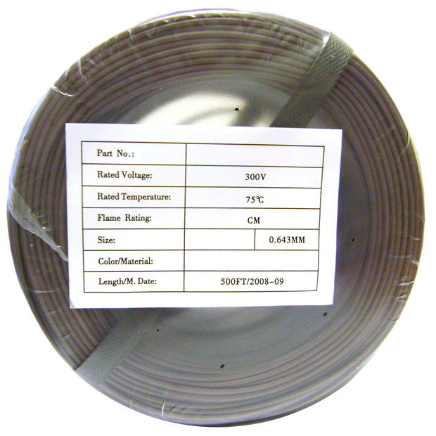 Security/Alarm Wire, 22/2 (22AWG 2 Conductor), Stranded, CMR / Inwall rated, Coil Pack, 500 foot