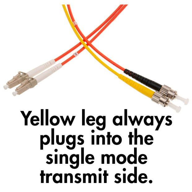 Mode Conditioning Cable ST / LC, OM2 Multimode, 50/125