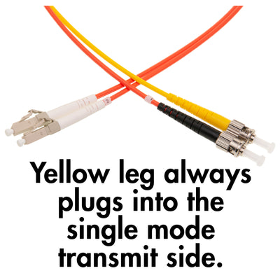 Mode Conditioning Cable ST / LC, OM1 Multimode, 62.5/125