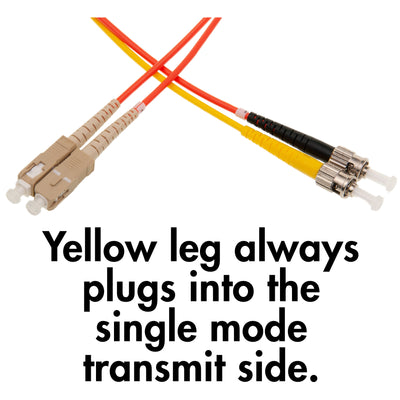 Mode Conditioning Cable ST / SC, OM1 Multimode, 62.5/125