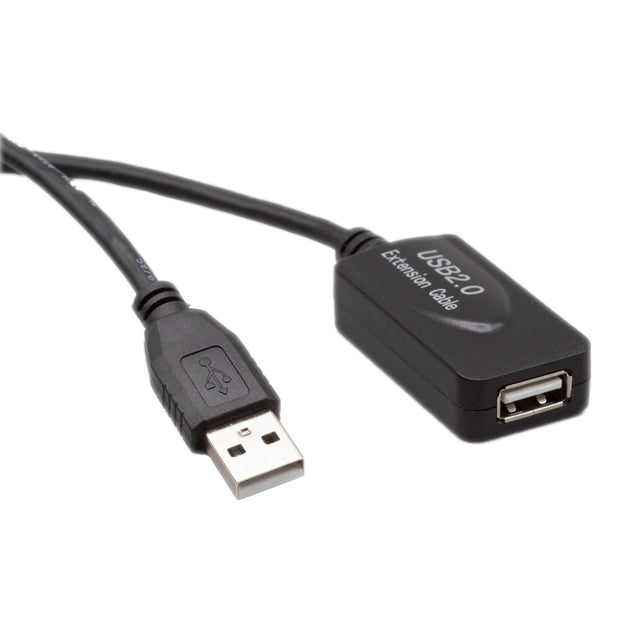 USB 2.0 High Speed Active Extension Cable, USB Type A Male to Type A Female, 30 foot long